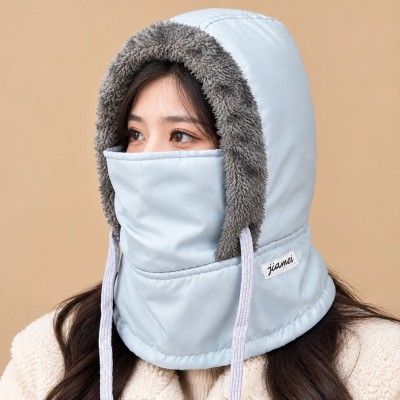 1 Pcs- Winter Thick Warm Windproof Hat with Ear Flaps - [Ash Color]